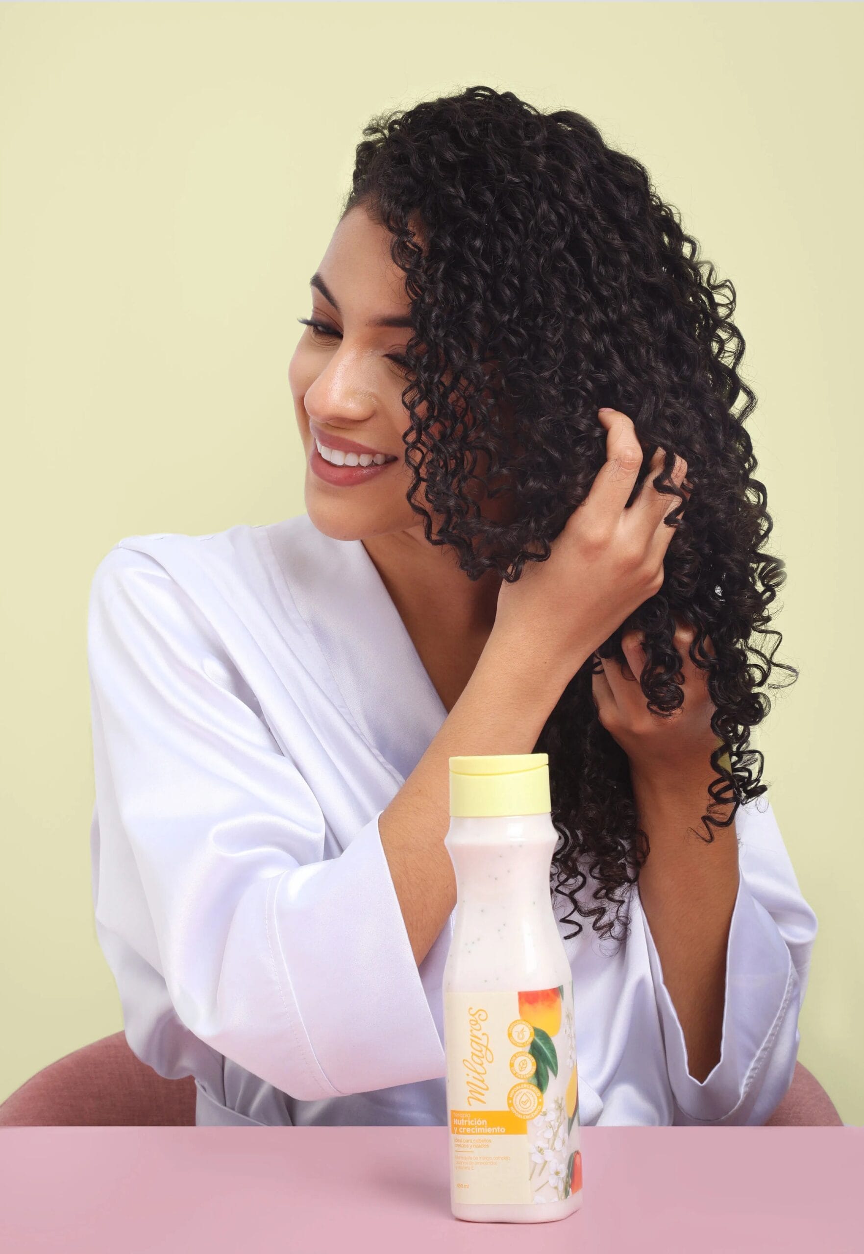 Tratamiento Nutrición y crecimiento Rizos Milagros X450 Ml - Image 4