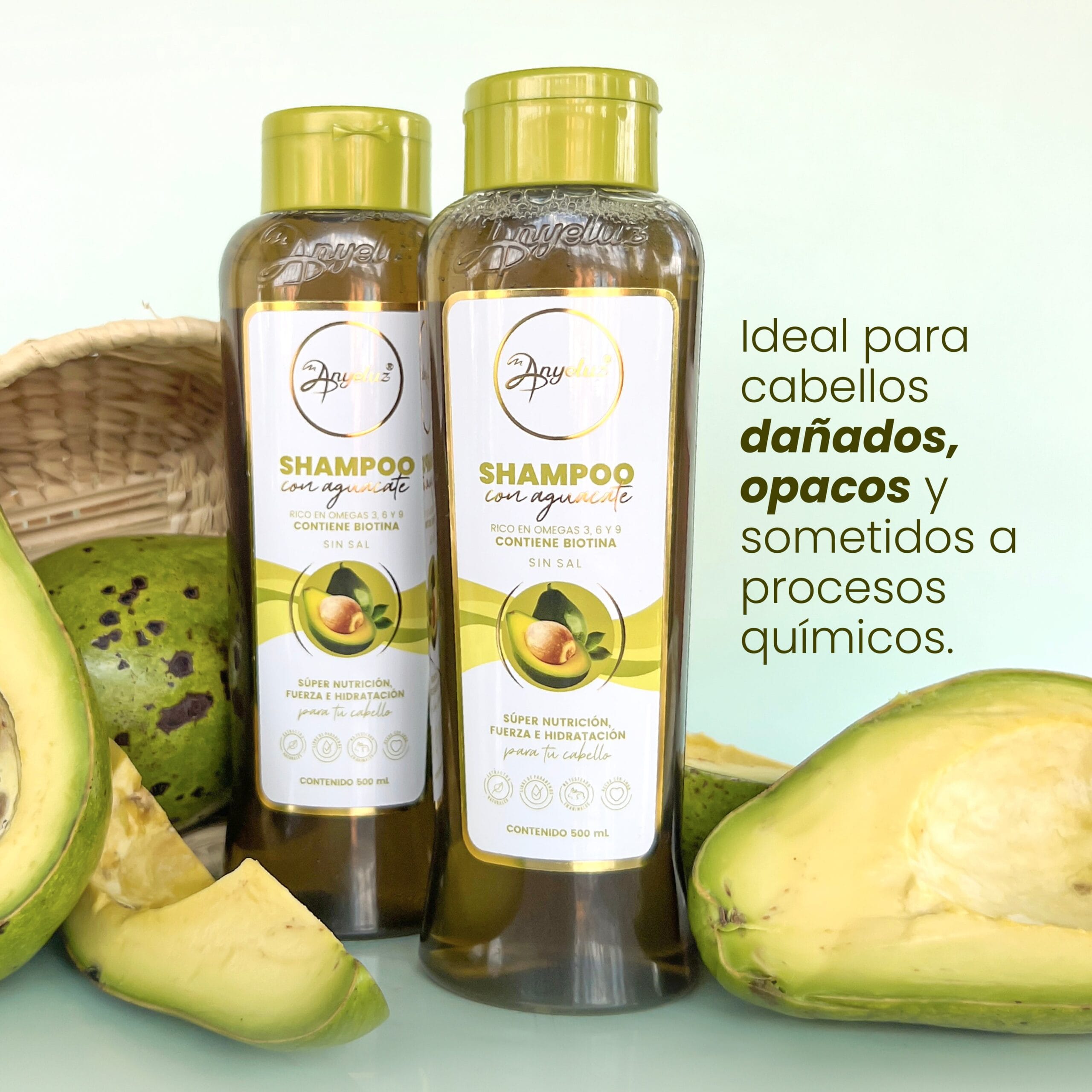 Shampoo Con Aguacate Anyeluz X500 Ml - Image 5