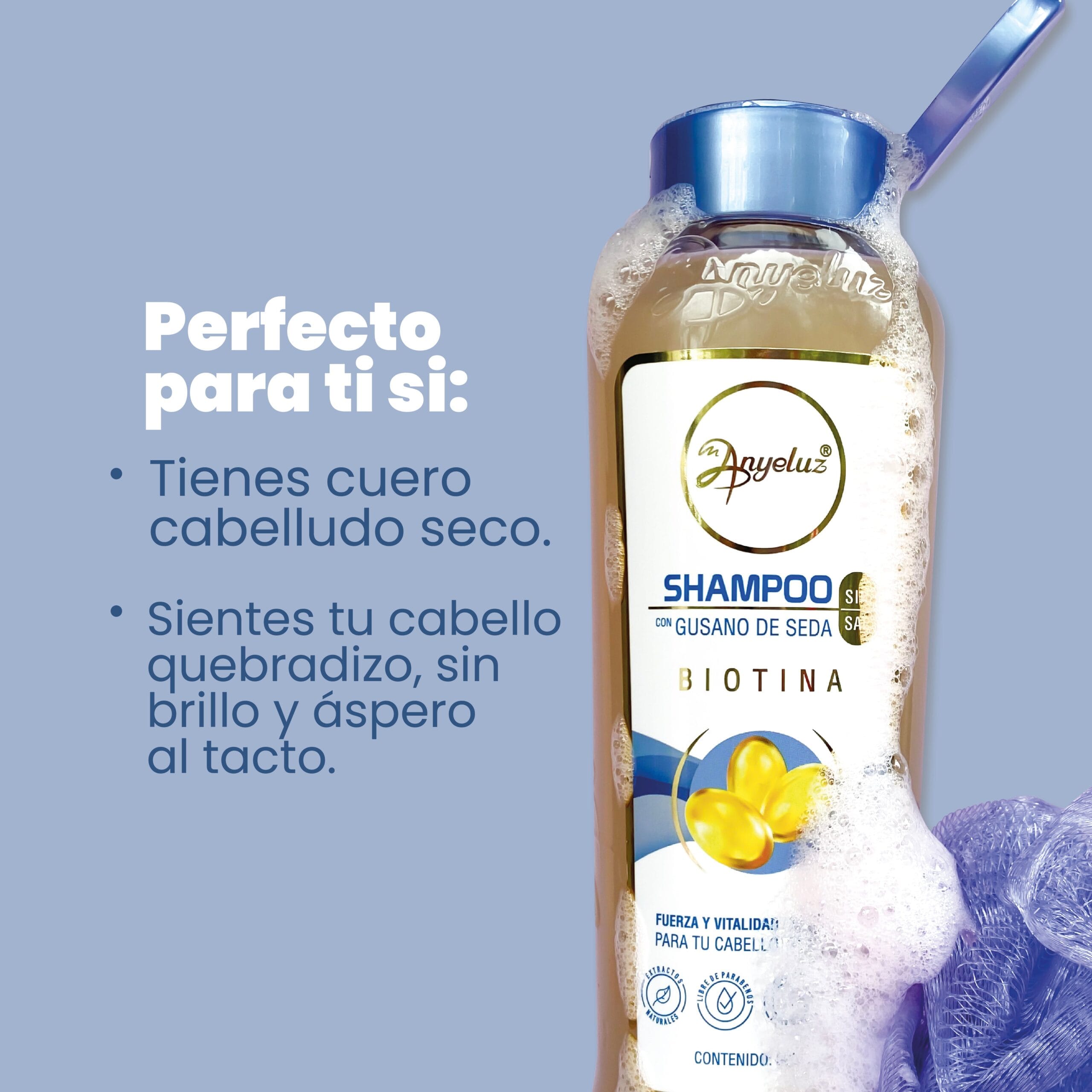 Shampoo Gusano De Seda Anyeluz X500 Ml - Image 6