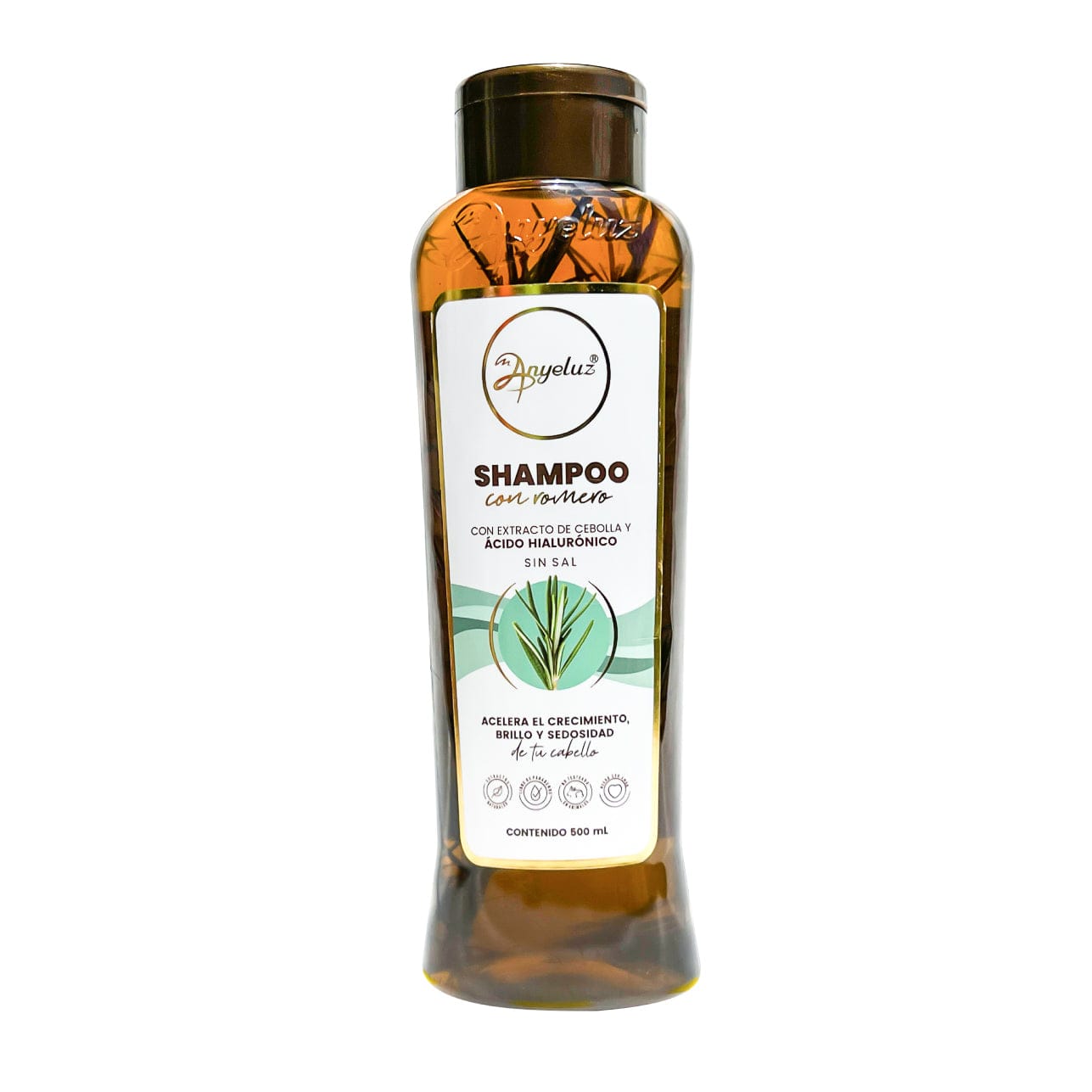 Shampoo Con Romero Anyeluz X500 Ml
