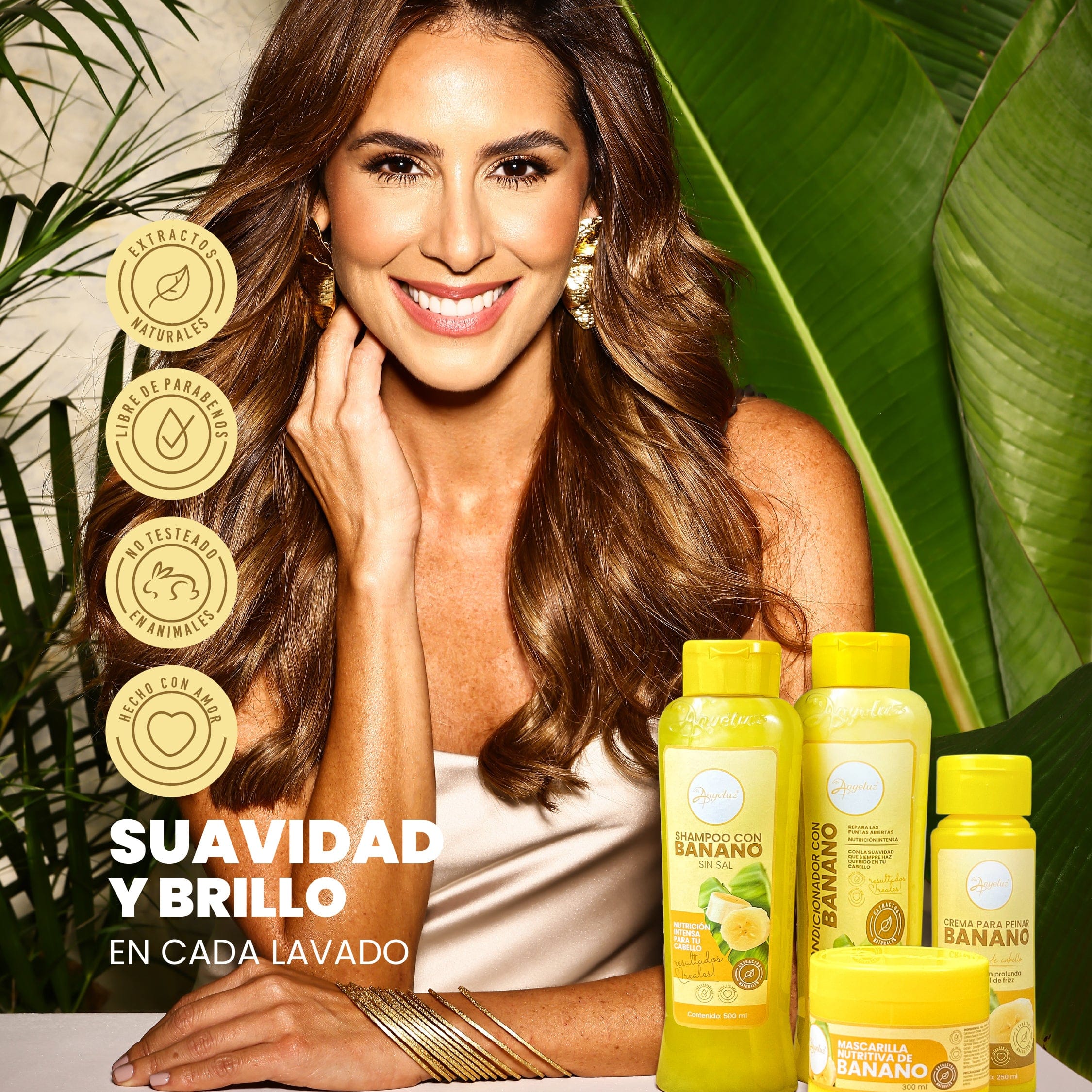 Shampoo Con Banano Anyeluz X500 Ml - Image 3