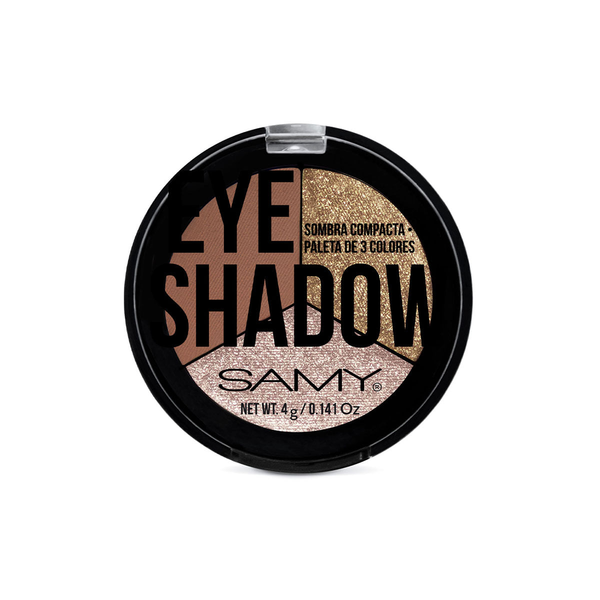 Sombra Compacta Trío # 22. Nude Glam Samy