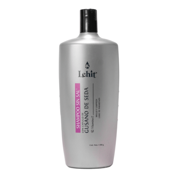 Shampoo Con Capullo De Gusano De Seda & Vitamina E X1000 Gr Lehit  Sin Sal