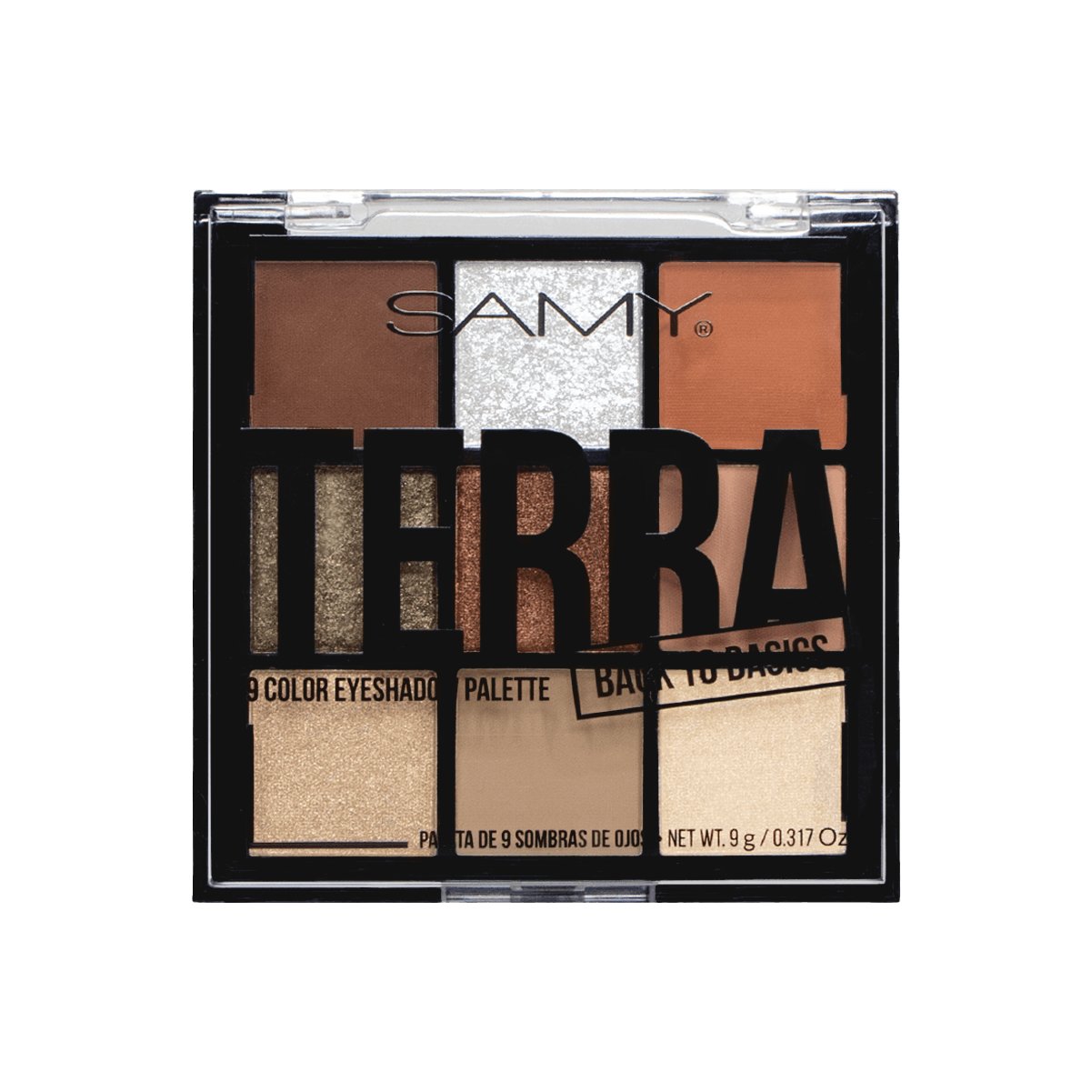 Paleta X 9 Sombras De Ojos # 11. Terra Samy