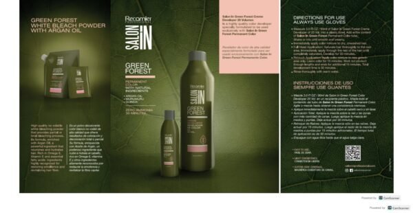 Tintura Green Forest Sin Amoniaco X60 GR Salon In Recamier - Image 7