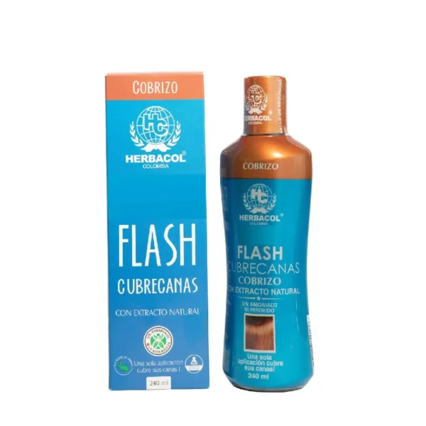 Tonico
Capilar Flash Cubre Canas Cobrizo Herbacol X240 Ml - Image 2