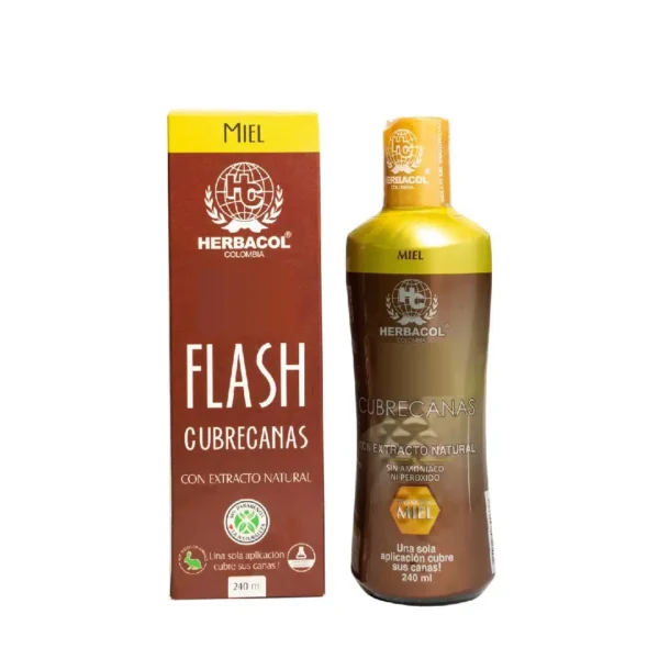 Tonico
Capilar Flash Cubre Canas Miel Herbacol X240 Ml - Image 2