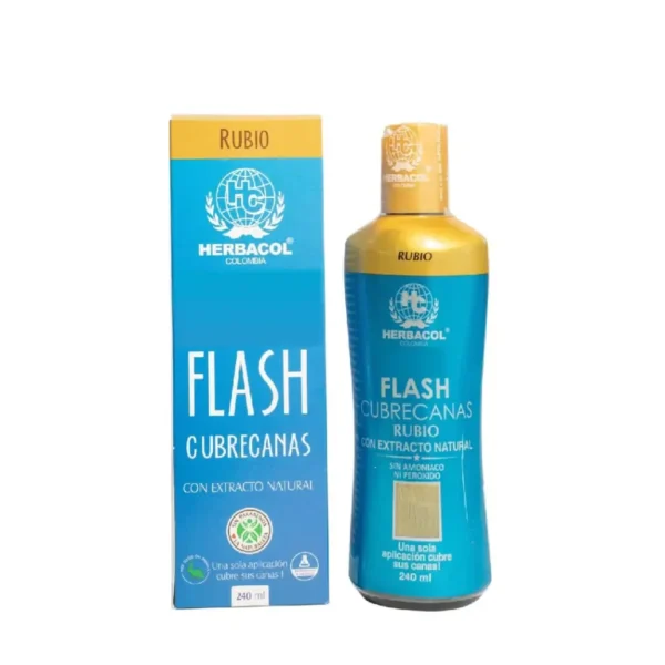 Tonico
Capilar Flash Cubre Canas Rubio Herbacol X240 Ml - Image 2