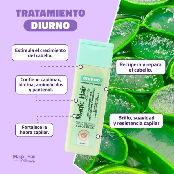 Tratamiento Diurno para el Crecimiento del Cabello | Magic Hair - Image 2