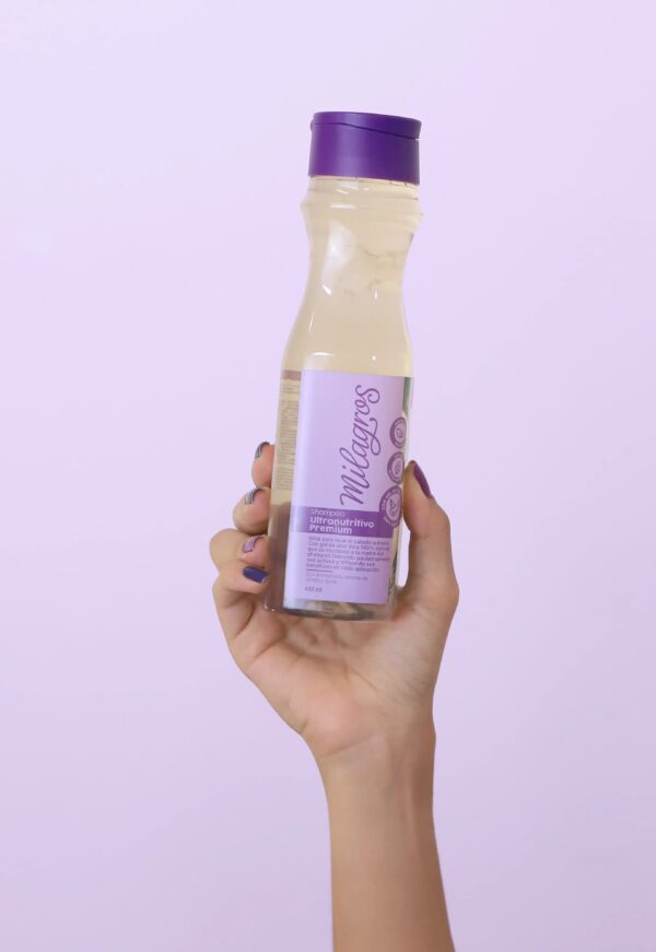 Shampoo Ultra Nutritivo Premium Milagros X450 Ml - Image 2