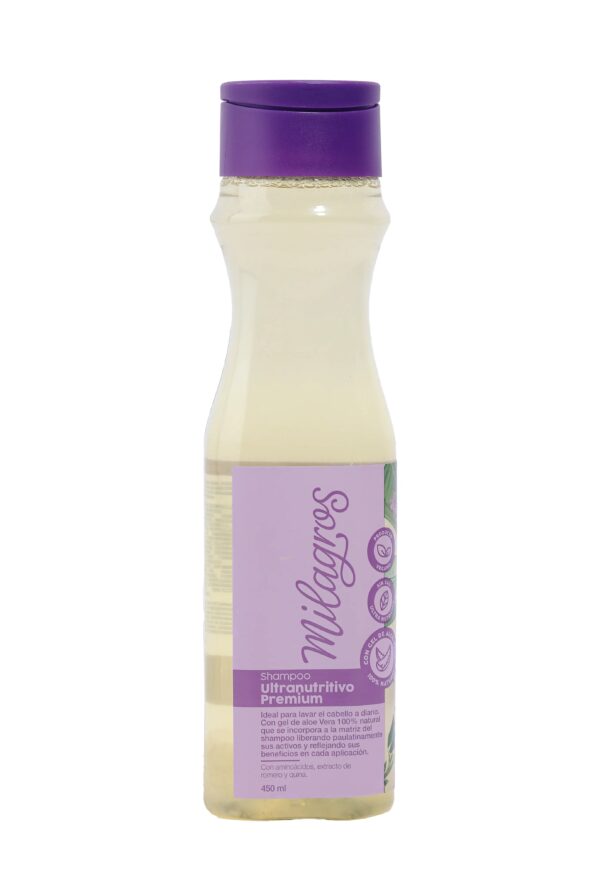 Shampoo Ultra Nutritivo Premium Milagros X450 Ml