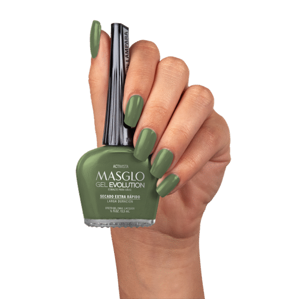 Activista - Esmalte Gel Evolution Efecto Gel Masglo 13,5
Ml Cremoso - Gama Verde - Image 4