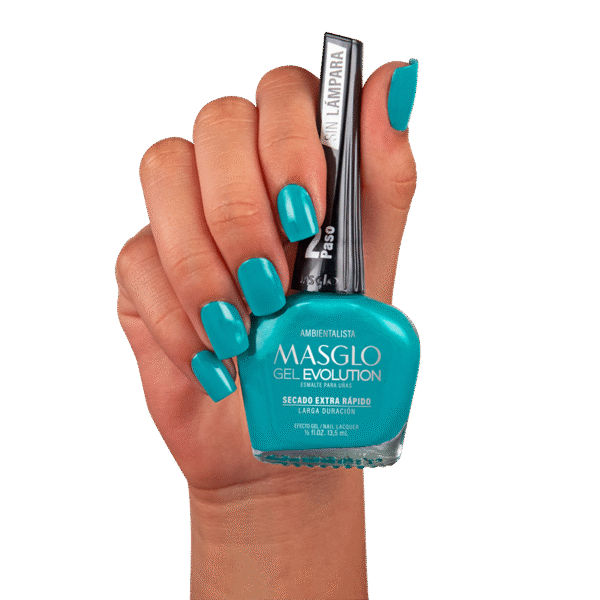 Ambientalista - Esmalte Gel Evolution Efecto Gel Masglo
13,5 Ml Cremoso - Gama Azul - Image 4