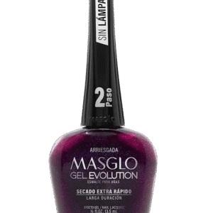 Arriesgada - Esmalte Gel Evolution Efecto Gel Masglo 13,5
Ml Perlado - Gama Morado