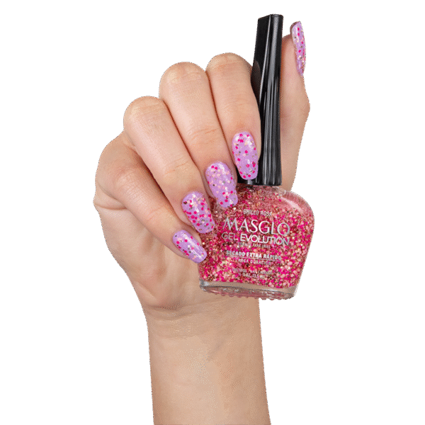 Brillo Rosa Gel Evolution Masglo 13,5 Ml - Image 2