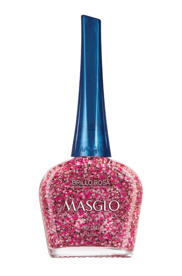 Brillo Tradicional Con Particulas Masglo Rosa 13,5 Ml