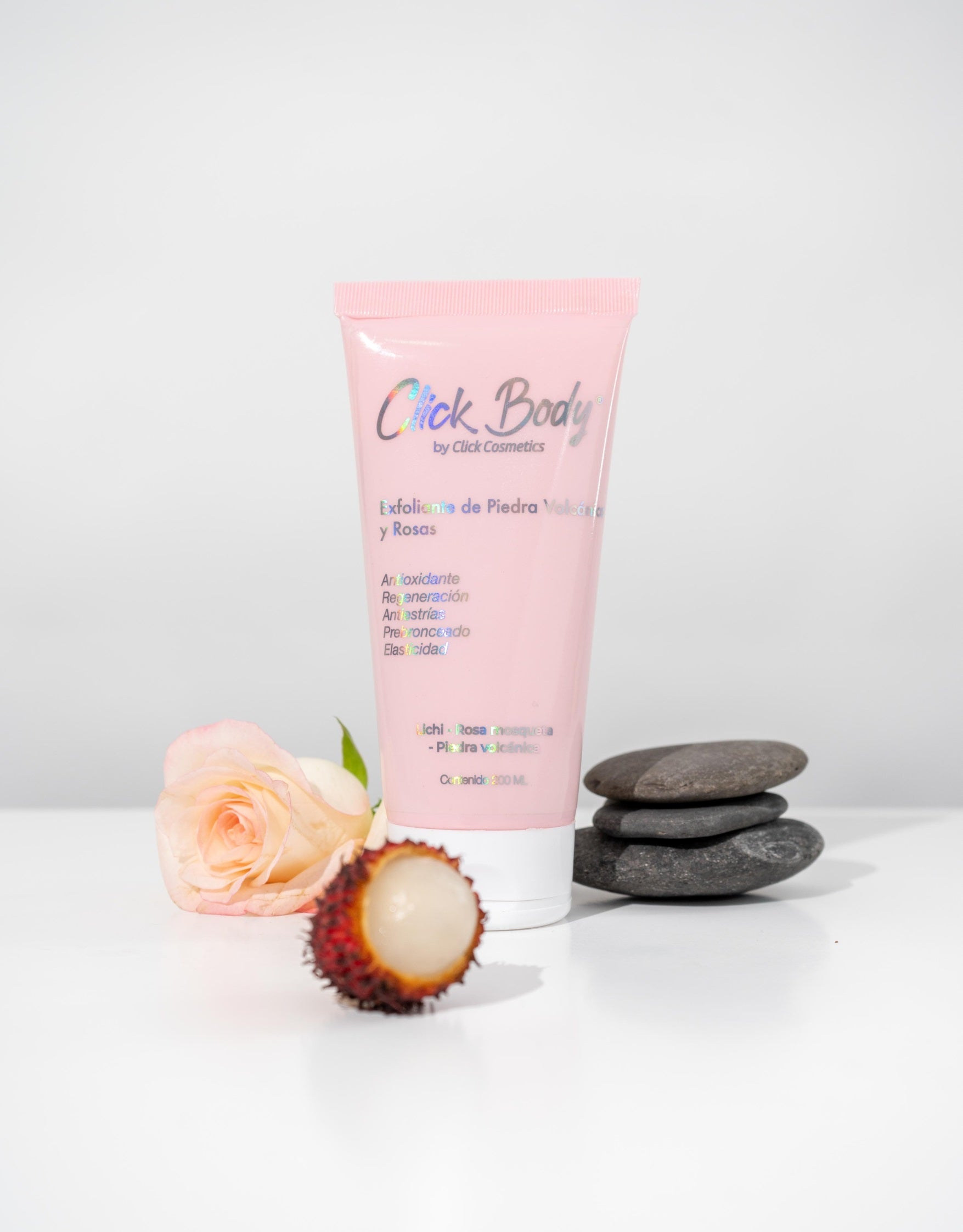 Exfoliante Corporal De Rosas X200 ML Click Hair - Image 4