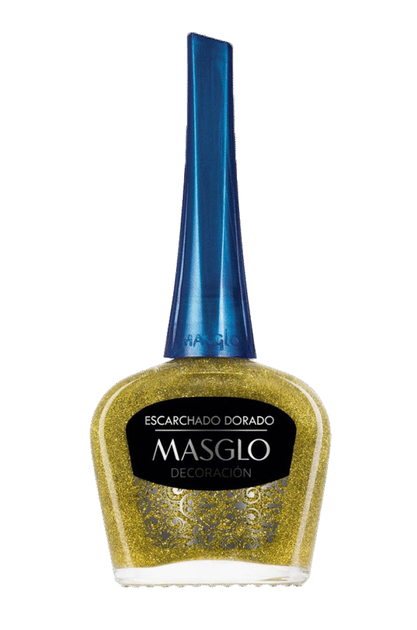Escarchado Dorado - Esmalte Decoración Estandar Masglo
13,5 Ml - Gama Marron