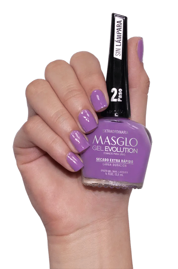Extraordinaria - Esmalte Gel Evolution Efecto Gel Masglo
13,5 Ml Cremoso - Gama Morado - Image 2