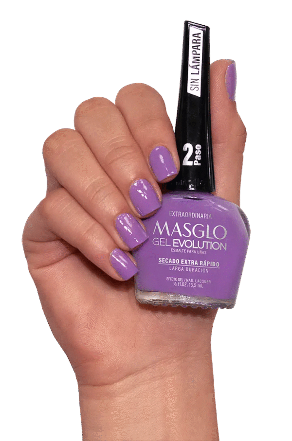 Extraordinaria - Esmalte Gel Evolution Efecto Gel Masglo
13,5 Ml Cremoso - Gama Morado - Image 4