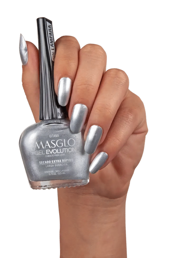Gitana - Esmalte Gel Evolution Efecto Gel Masglo 13,5 Ml
Metalizado - Gama Gris - Image 4