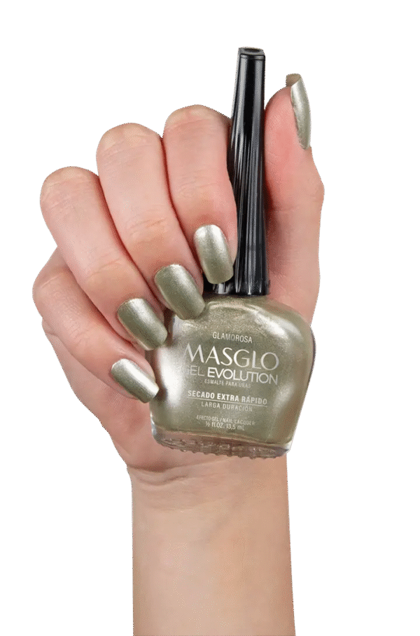 Glamorosa - Esmalte Gel Evolution Efecto Gel Masglo 13,5
Ml Metalizado - Gama Marron - Image 2