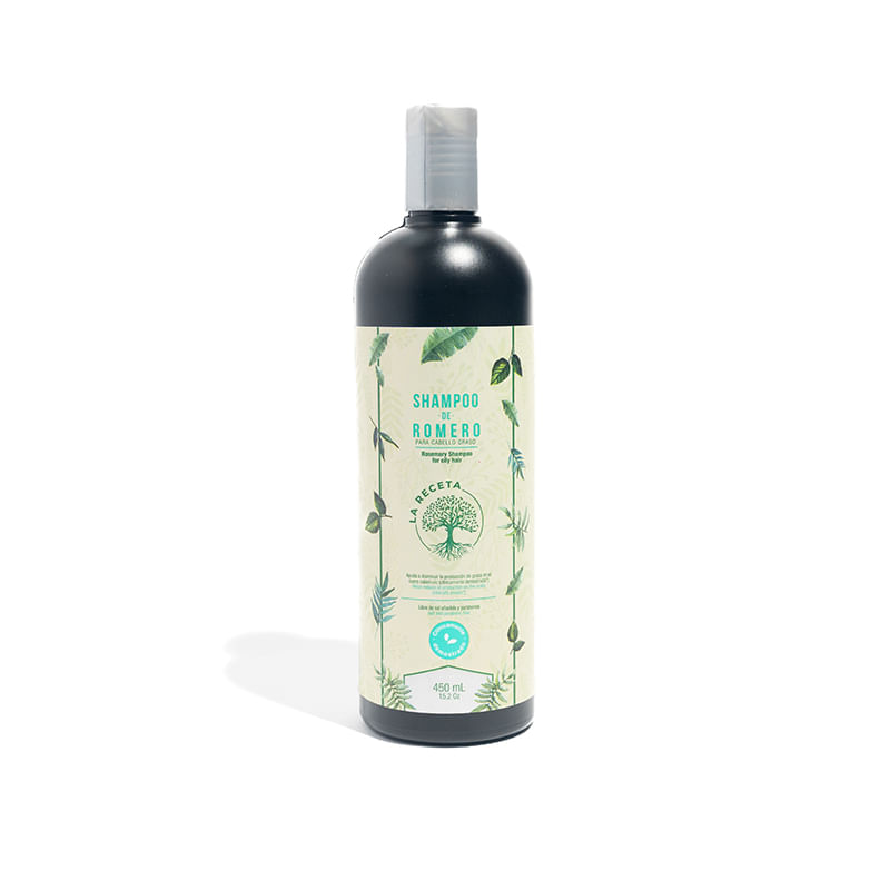 Shampoo De Romero Para Cabello Graso La Receta 450 Ml