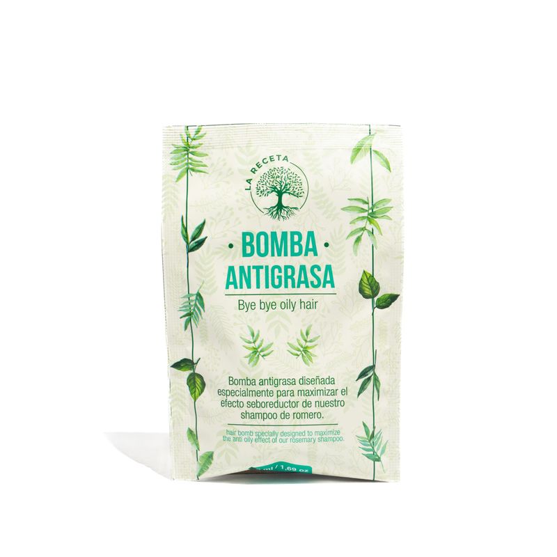 Bomba Antigrasa (Potenciador Seboregulador Shampoo De
Romero) La Receta 50 Ml
