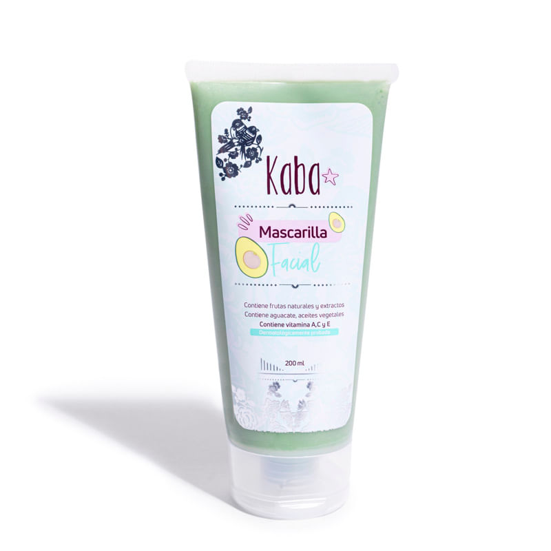 Mascarilla Facial De Aguacate Kaba 200 Ml