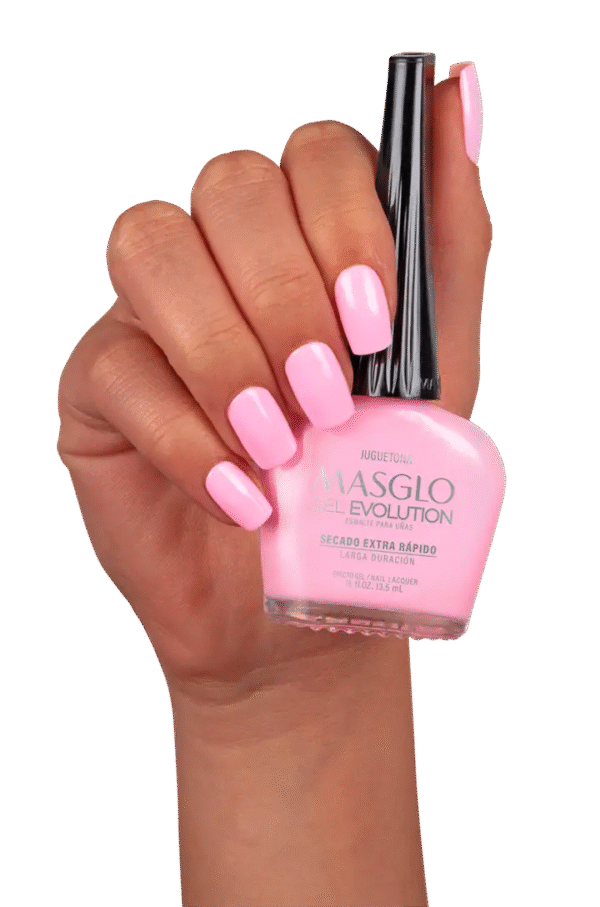 Juguetona - Esmalte Gel Evolution Efecto Gel Masglo 13,5
Ml Cremoso - Gama Rosado - Image 4