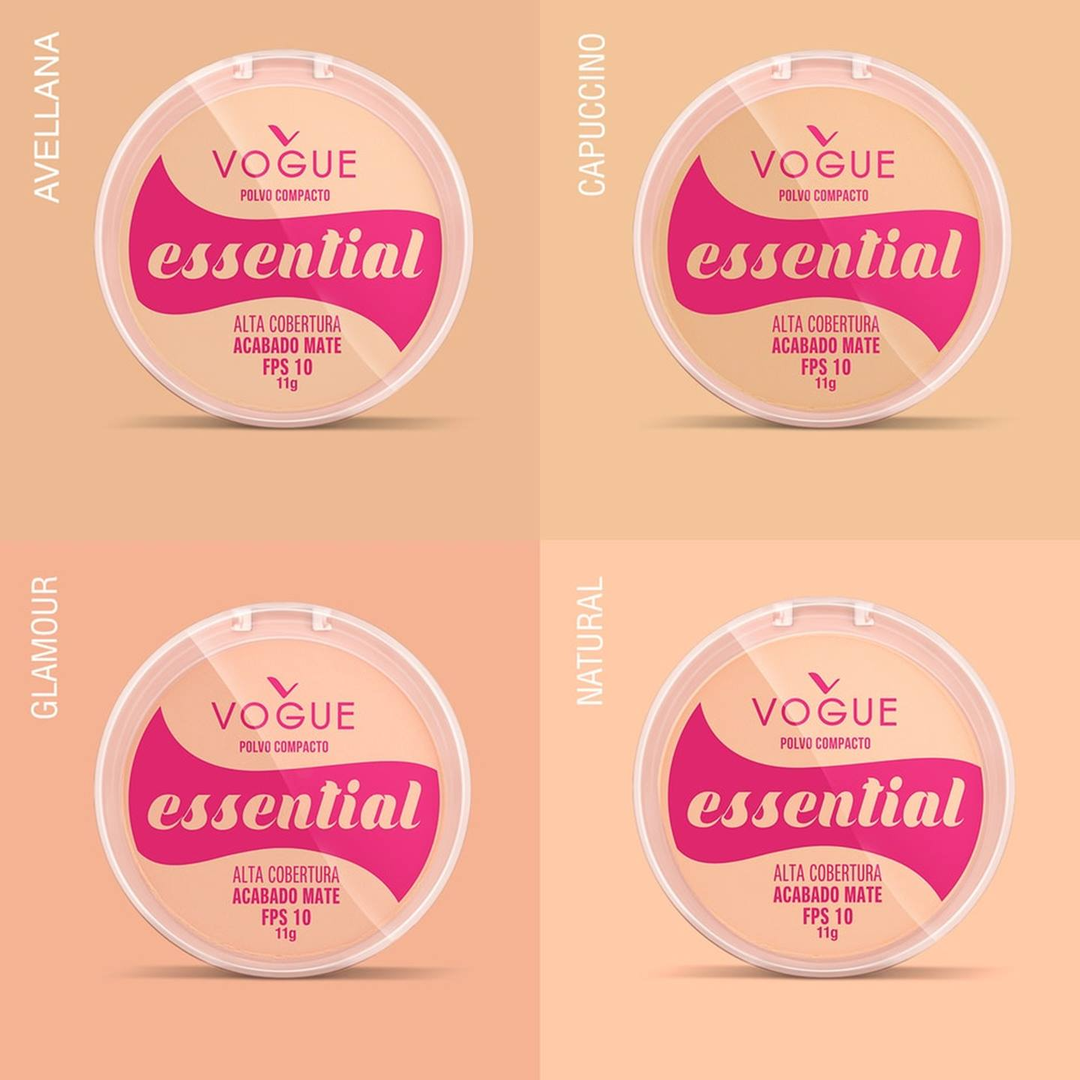 Polvo Compacto Essential Glamour Vogue X11 Gr Vogue - Image 6