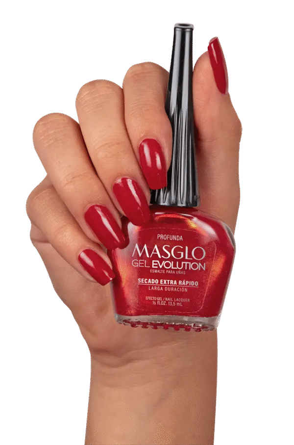 Profunda - Esmalte Gel Evolution Efecto Gel Masglo 13,5 Ml
Perlado - Gama Rojo - Image 4