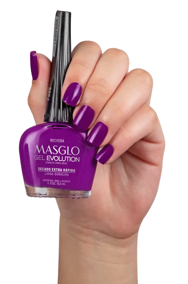 Rockera - Esmalte Gel Evolution Efecto Gel Masglo 13,5 Ml
Cremoso - Gama Morado - Image 2