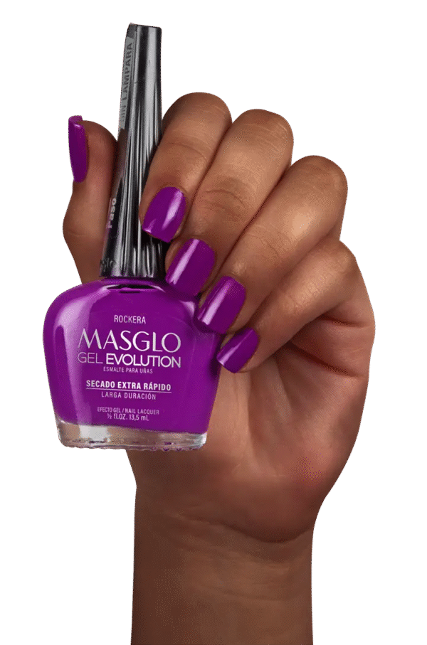 Rockera - Esmalte Gel Evolution Efecto Gel Masglo 13,5 Ml
Cremoso - Gama Morado - Image 3