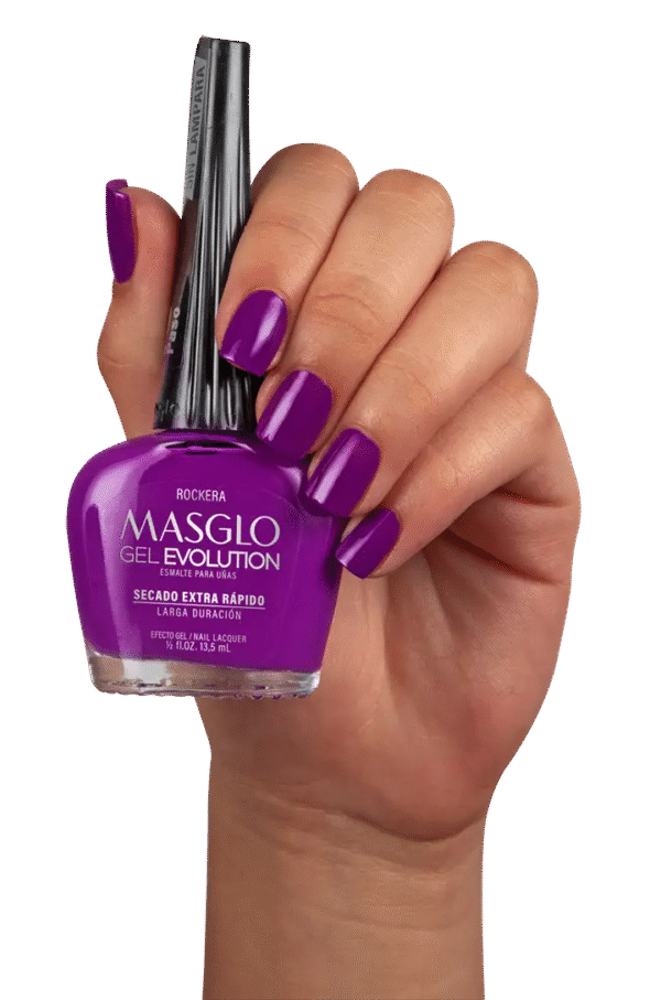 Rockera - Esmalte Gel Evolution Efecto Gel Masglo 13,5 Ml
Cremoso - Gama Morado - Image 4
