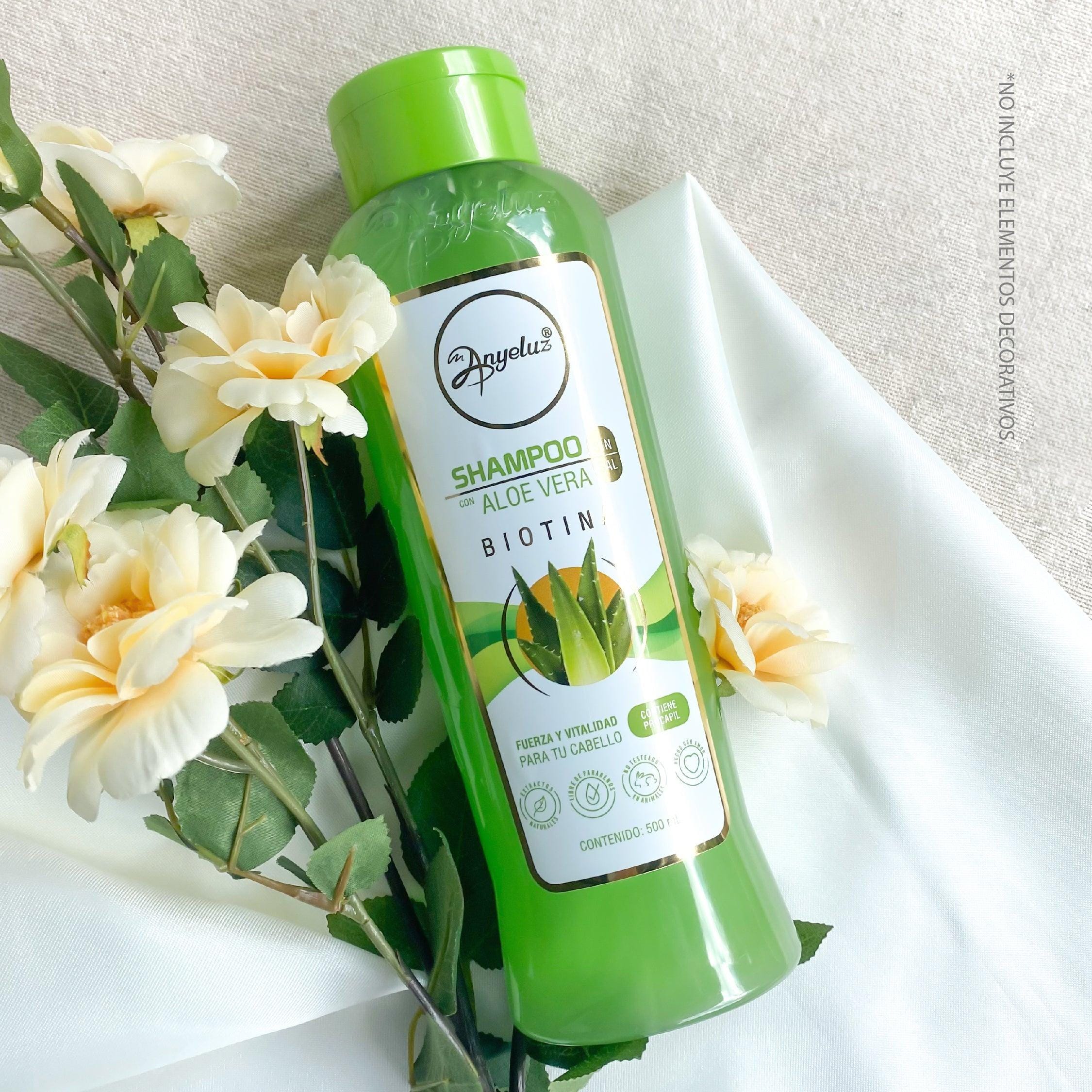 Shampoo Aloe Vera Anyeluz X500 Ml - Image 8