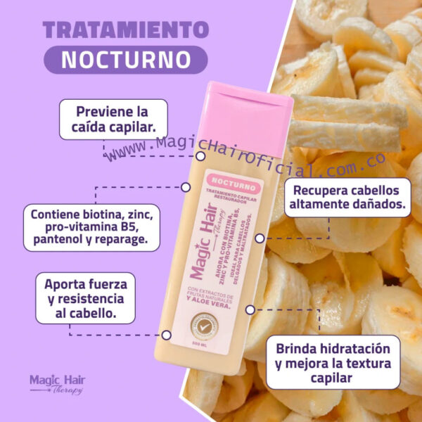 Tratamiento Nocturno para la Caida del Cabello | Magic Hair - Image 2